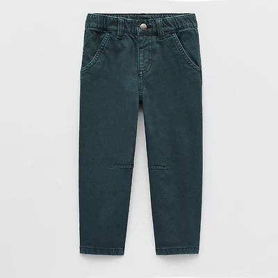 Okie Dokie Toddler & Little Boys Adjustable Waist Barrel Leg Jean