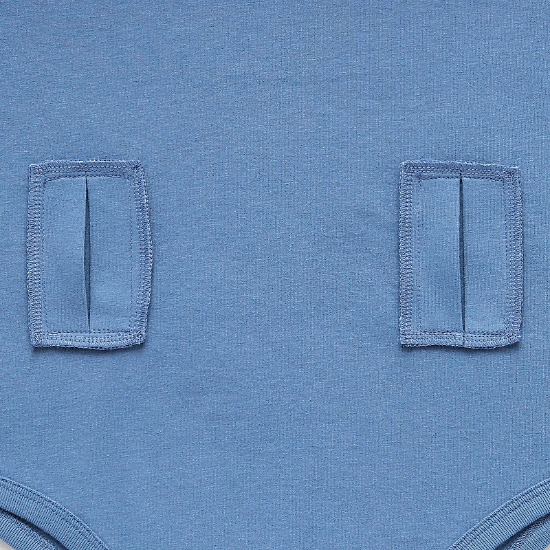 Thereabouts Little & Big Kid Boys Bodysuit Closure Easy-on + Easy-off Adaptive Crew Neck Long Sleeve