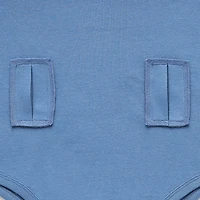 Thereabouts Little & Big Kid Boys Bodysuit Closure Easy-on + Easy-off Adaptive Crew Neck Long Sleeve