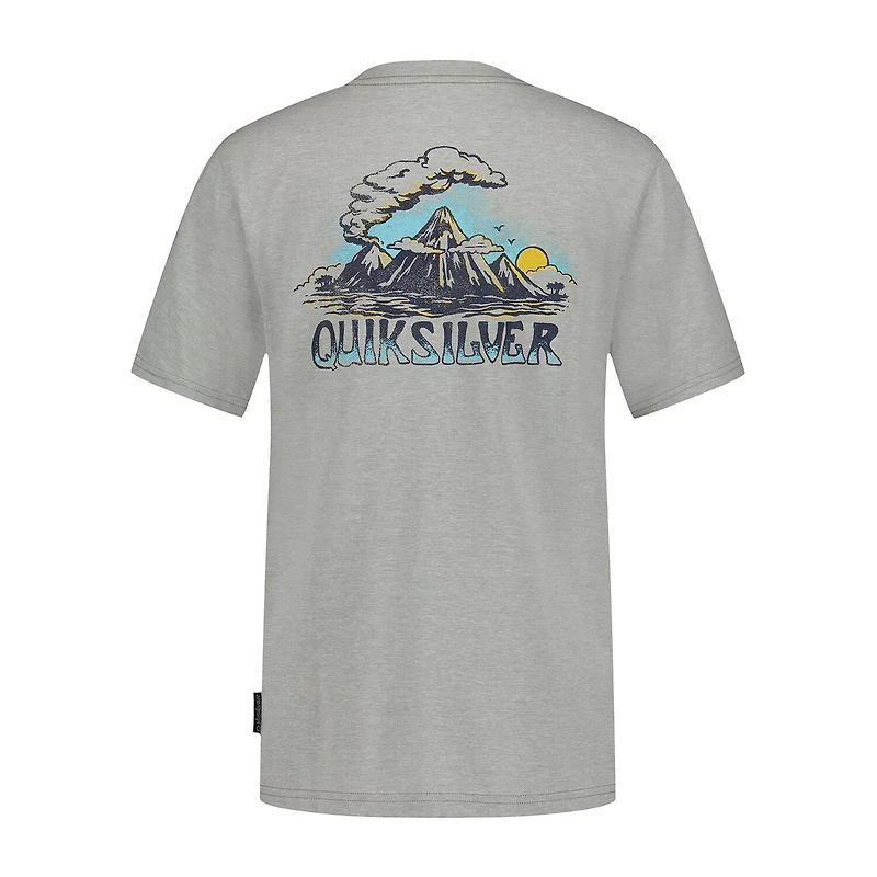 Quiksilver Big Kid Boys Crew Neck Short Sleeve Regular Fit Graphic T-Shirt