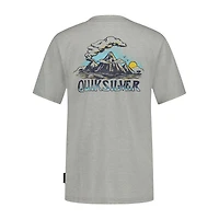 Quiksilver Big Kid Boys Crew Neck Short Sleeve Regular Fit Graphic T-Shirt