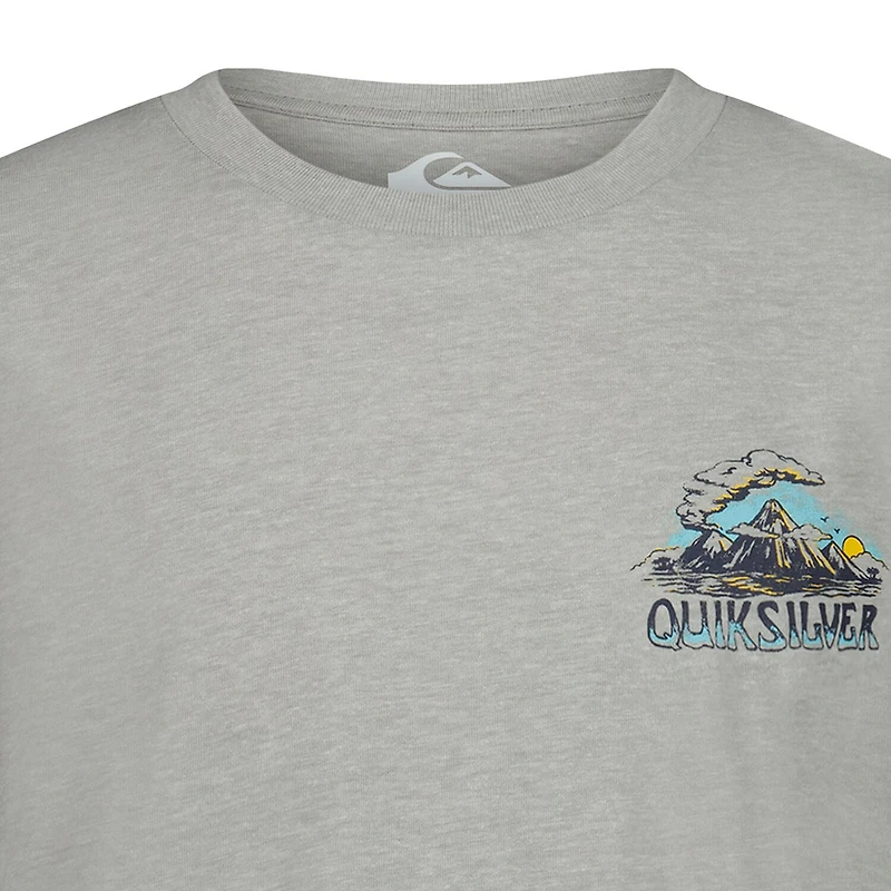 Quiksilver Big Kid Boys Crew Neck Short Sleeve Regular Fit Graphic T-Shirt