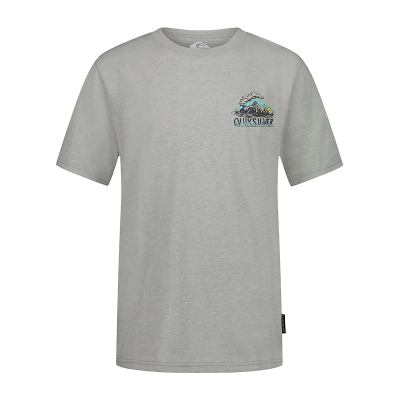 Quiksilver Big Kid Boys Crew Neck Short Sleeve Regular Fit Graphic T-Shirt