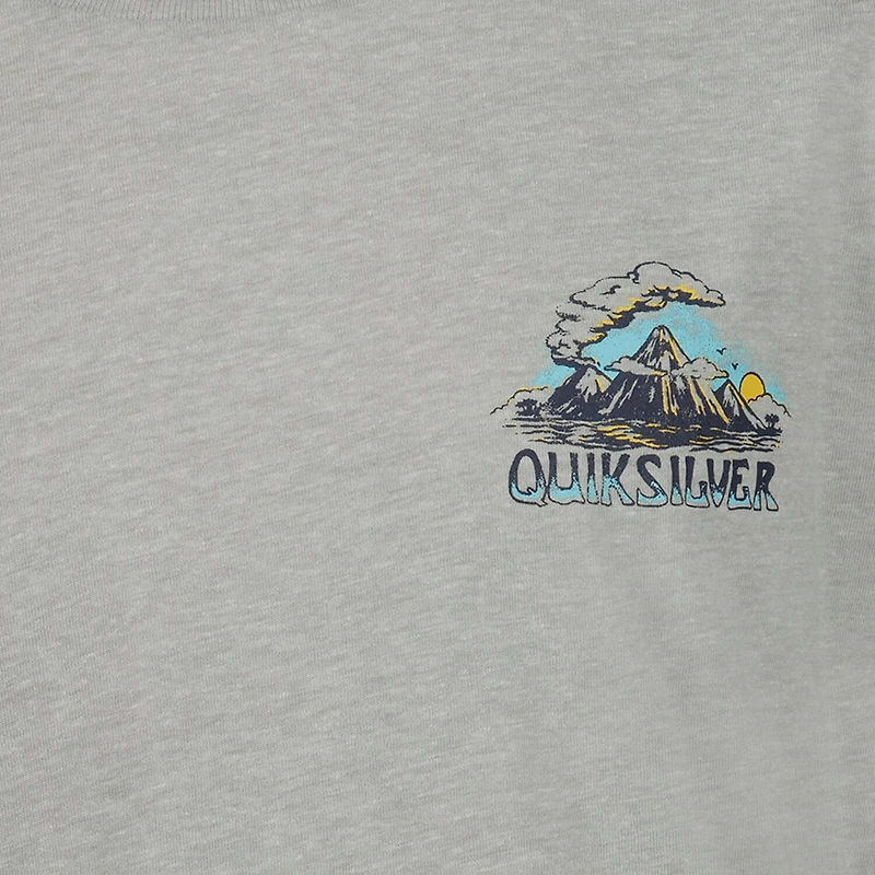 Quiksilver Big Kid Boys Crew Neck Short Sleeve Regular Fit Graphic T-Shirt