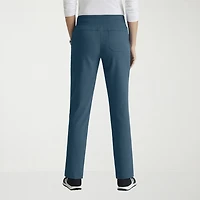 Grey's Anatomy™ by Barco Spandex Stretch Direct Grsp633 Relay 5-Pocket Mid-Rise Straight Leg Womens Petite Fabric Moisture Wicking Wrinkle Resistant Scrub Pant