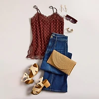 a.n.a Soft Drape Womens Wide Leg Jean