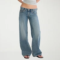 AEROPOSTALE Womens Juniors Low Rise Baggy Fit Jean