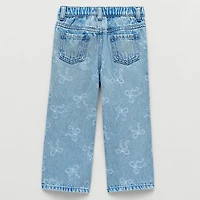 Okie Dokie Toddler & Little Girls Adjustable Waist Loose Fit Jean