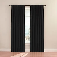 Eclipse Fresno Rod Pocket Blackout Single Curtain Panel