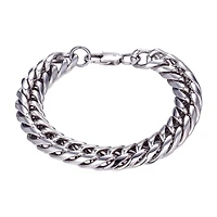 J.P. Army Men's Jewelry Stainless Steel 8 1/2 Inch Link Chain Bracelet