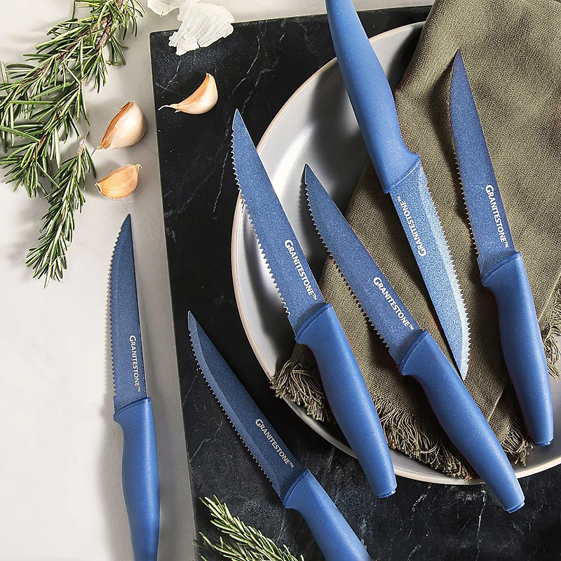 Granitestone Forged Stainless Steel 6-pc. Steak Knife Set