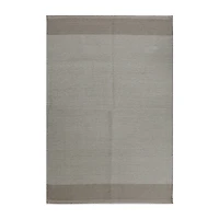 Riviera Home Grey Solid Cotton Rectangular Accent Indoor Rugs