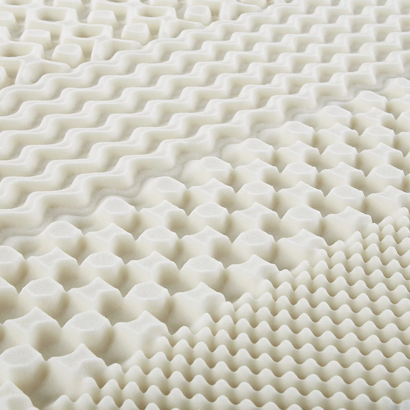 Home Expressions 7-Zone Memory Foam Mattress Topper