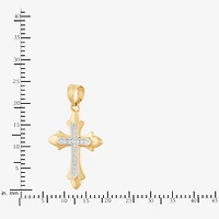 Unisex Adult 14K Gold Cross Pendant