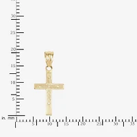 Unisex Adult 14K Gold Cross Pendant