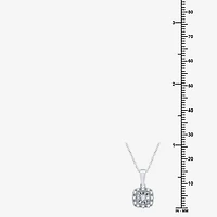 Womens 1/2 CT. T.W. Lab Grown White Diamond Sterling Silver Cushion 2-pc. Jewelry Set