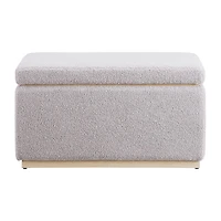 Berlinda Sherpa Rectangular Storage Ottoman