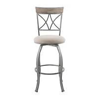 Linon Thornridge Swivel Bar Stool