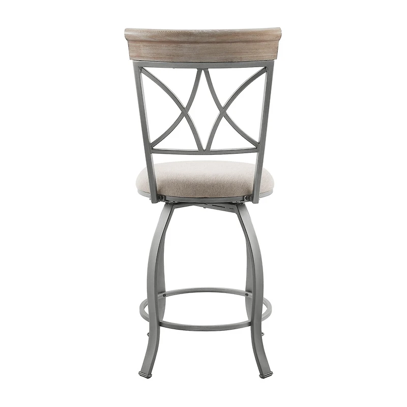 Linon Thornridge Counter Height Swivel Bar Stool