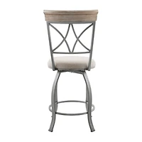 Linon Thornridge Counter Height Swivel Bar Stool