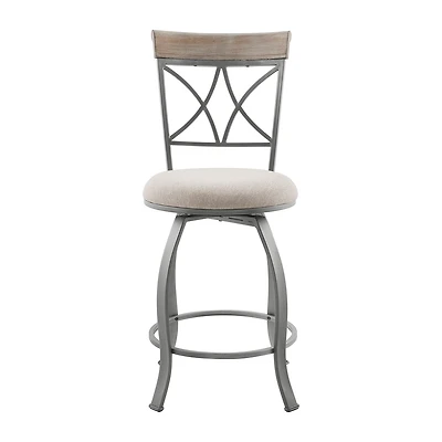 Linon Thornridge Counter Height Swivel Bar Stool