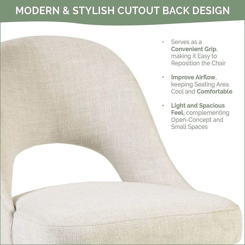 INK+IVY Nola 2-pc. Upholstered Dining Chair