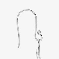 Silver Treasures Womens Sterling Silver Drop Earrings