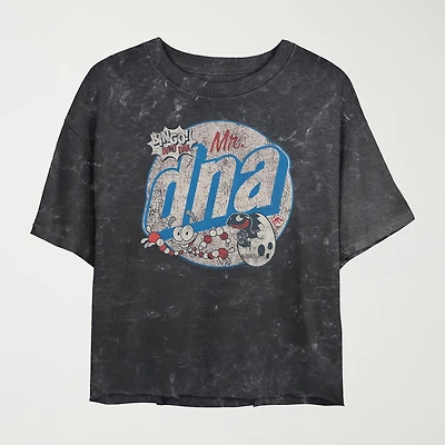 Jurassic World Mr Dna Tee Womens Juniors Crew Neck Short Sleeve Regular Fit Graphic T-Shirt