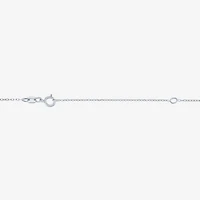 Gigi (Gh / Si2 I1) Womens 1/10 CT. T.W. Lab Grown White Diamond Sterling Silver 18 Inch Pendant Necklace