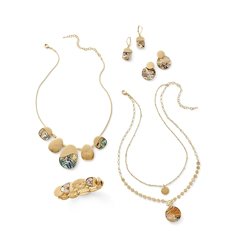 a.n.a Gold Tone Womens Drop Earrings