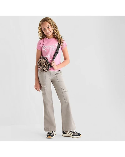Thereabouts Little & Big Kid Girls Flare Cargo Pant