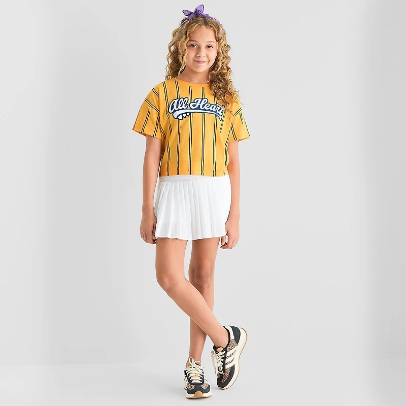 Xersion Little & Big Kid Girls Crew Neck Short Sleeve Active T-Shirt