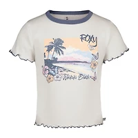 Roxy Big Kid Girls Crew Neck Short Sleeve Regular Fit Graphic T-Shirt