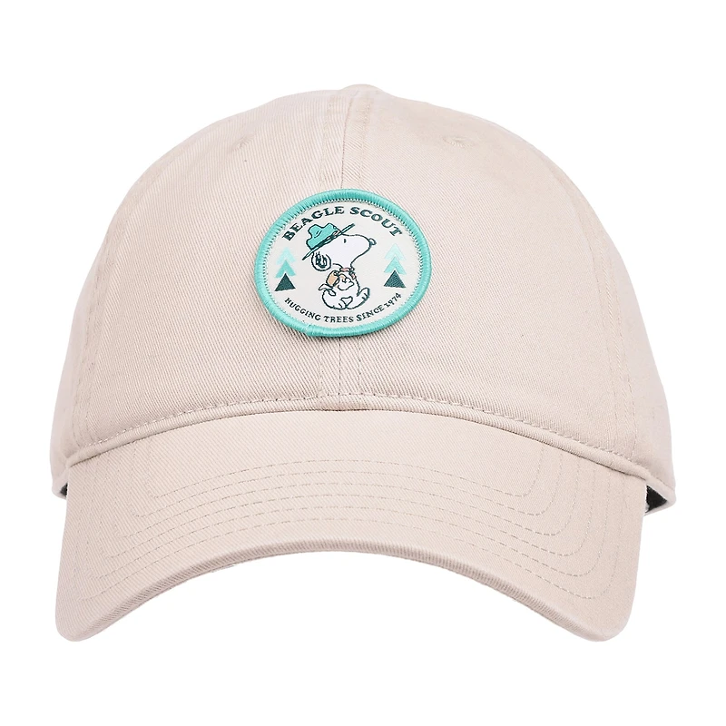 Peanuts Mens Snoopy Eagle Scout Baseball Cap