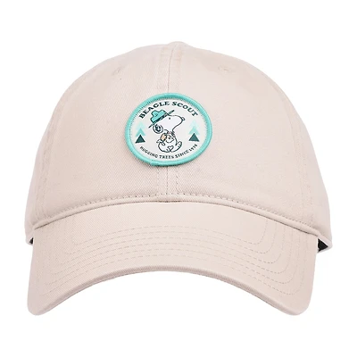 Peanuts Mens Snoopy Eagle Scout Baseball Cap