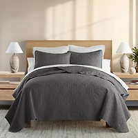 Casual Comfort Premium Ultra Soft Damask Pattern Quilted Coverlet Set