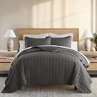 Casual Comfort Premium Ultra Soft Square Pattern Quilted Coverlet Set