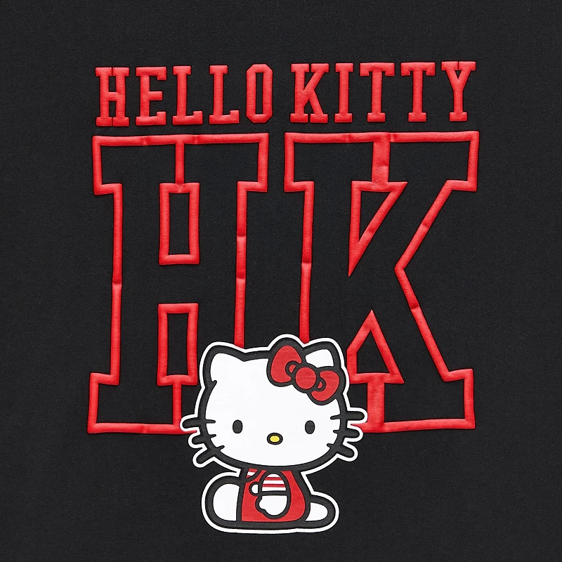 Hello Kitty Boyfriend Tee Womens Juniors Crew Neck Short Sleeve Loose Fit Graphic T-Shirt