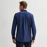St. John's Bay Mens Long Sleeve Classic Fit Button-Down Shirt
