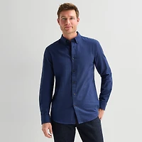 St. John's Bay Mens Long Sleeve Classic Fit Button-Down Shirt