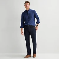 St. John's Bay Mens Long Sleeve Classic Fit Button-Down Shirt