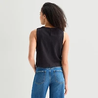 a.n.a Womens Crew Neck Sleeveless Shell