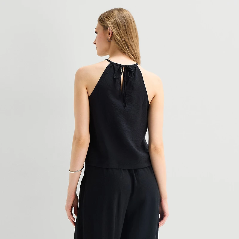 a.n.a Womens Halter Neck Sleeveless Tank Top