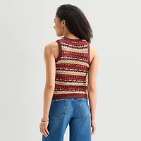 a.n.a Womens Crew Neck Sleeveless Pullover Sweater