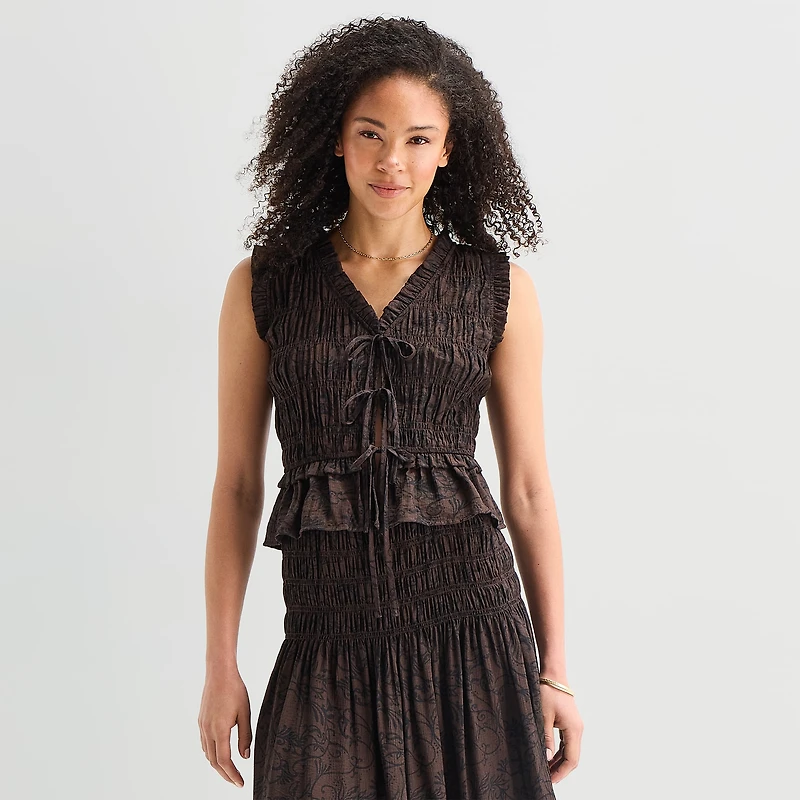 a.n.a Womens V Neck Sleeveless Vest