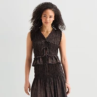 a.n.a Womens V Neck Sleeveless Vest