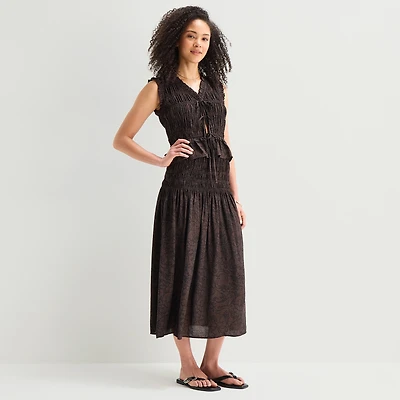a.n.a Womens Maxi Skirt