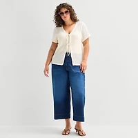 a.n.a Womens V Neck Tie Plus Sweater Vest