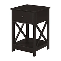 Oxford 1-Drawer Storage End Table