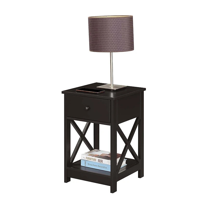 Oxford 1-Drawer Storage End Table